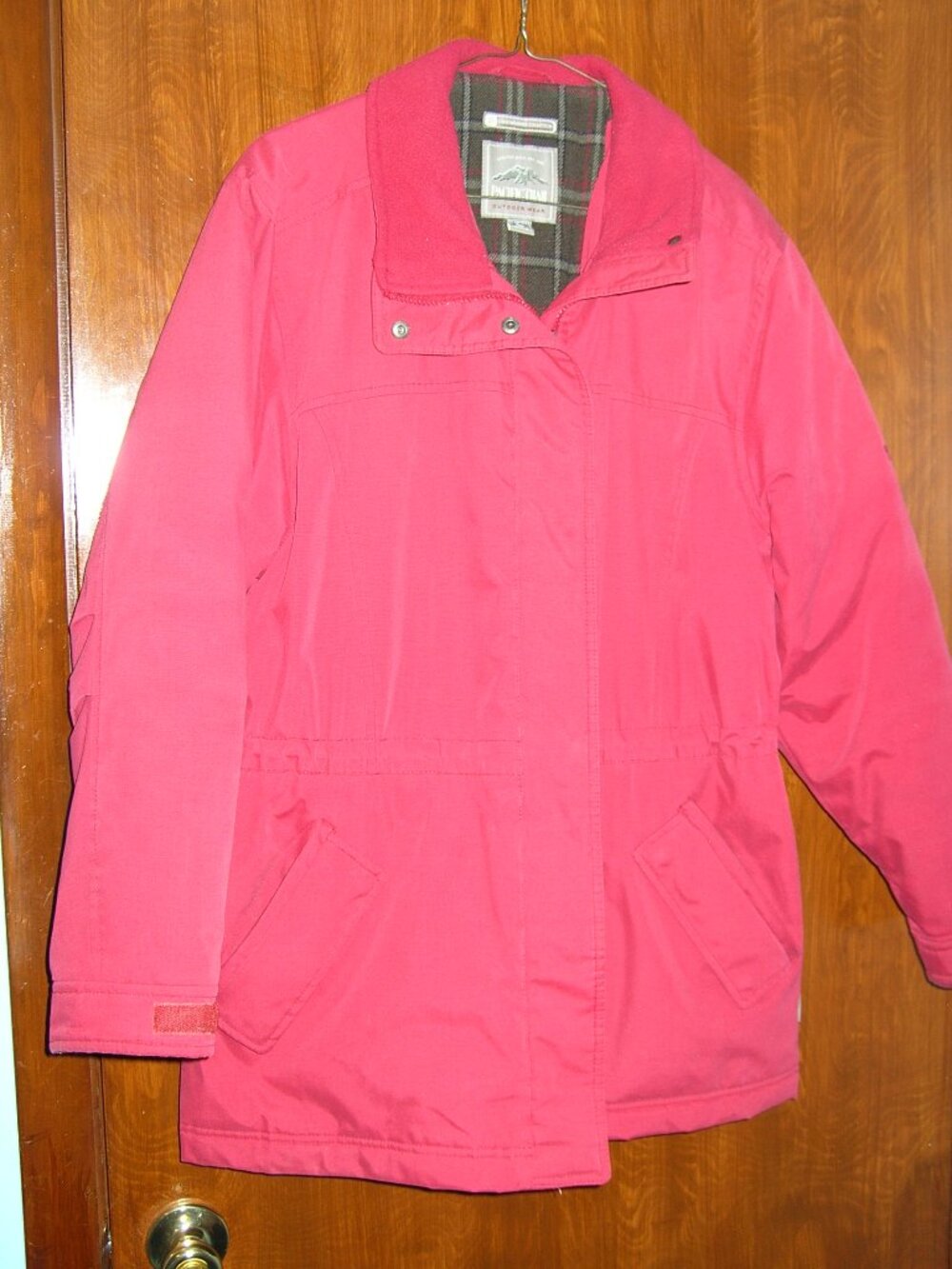 Women's Pacific Trail Heavy Flannel Lined Warm Winter Coat Large Nice 60